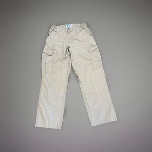 Galls Cargo Tactical Pants Mens Size 30 x 30 Khaki Tan Stretch Waist